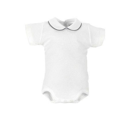BODY CON COLLO M.CORTA I. 0703 CROQUET GRAU