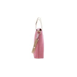 PRAM CARRYBAG TALEGA VICHY RED 12x40x35 CM