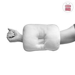 COJIN DE BRAZO 25x20x1 CM LISO E CELESTE