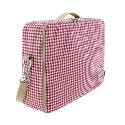 SUITCASE BABY CLINIC VICHY RED 12x47x36 CM