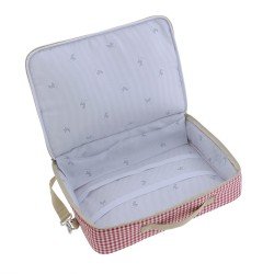 VALISE CLINIQUE POUR BEBÉS VICHY ROUGE 12x47x36 CM