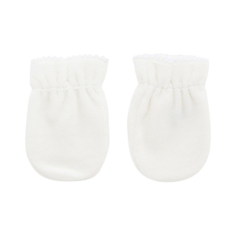 GUANTI  X NEONATO LISO BEIGE ..