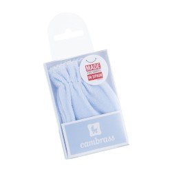 GUANTI  X NEONATO LISO AZURRO ..