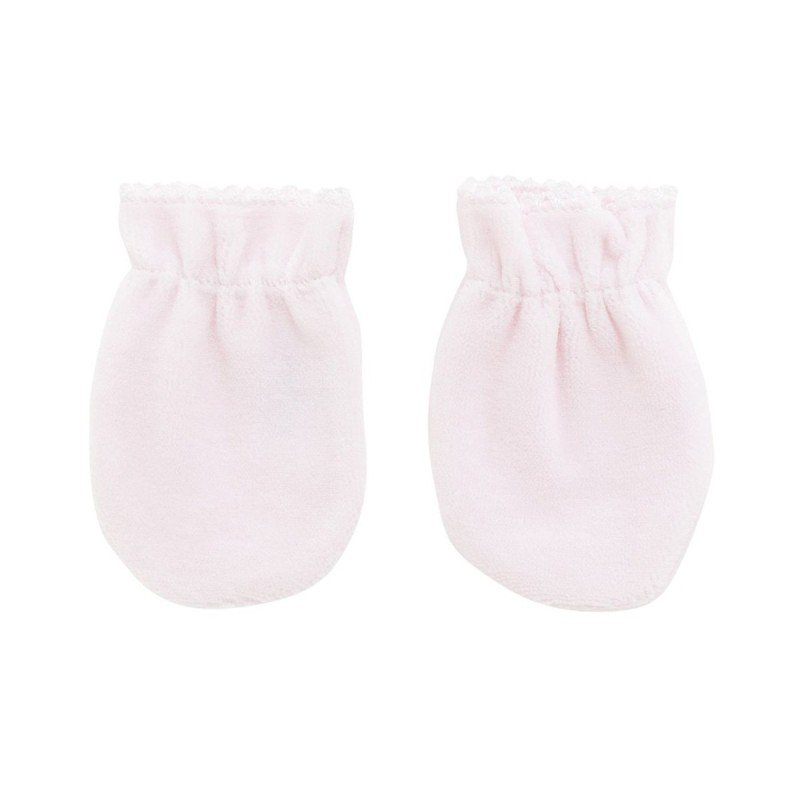 MOUFFLES VELOUR LISO ROSE ..