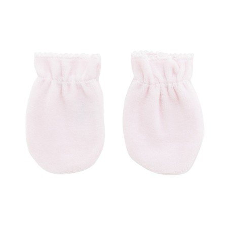 GUANTI  X NEONATO LISO ROSA ..