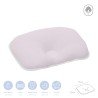 COJIN DE BRAZO 25x20x1 CM LISO E ROSA