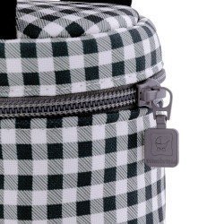 PACIFIER HOLDER VICHY BLACK 8.5x8.5x11 CM