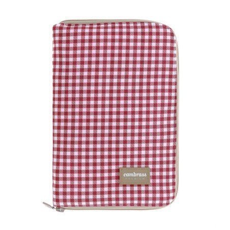 PAPER CARRIER VICHY RED 3x19x27 CM