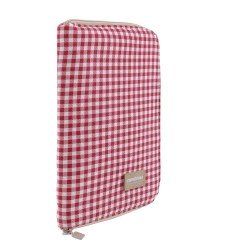 PAPER CARRIER VICHY RED 3x19x27 CM