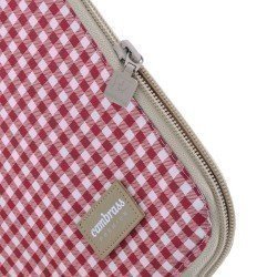 PAPER CARRIER VICHY RED 3x19x27 CM