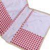 PAPER CARRIER VICHY RED 3x19x27 CM