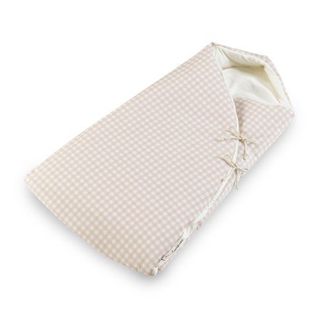 NID D'ANGE POUR BÉBÉ DULCE VICHY ROSE 40x80x5 CM