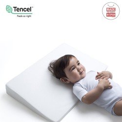 ALMOHADA CONFORT CUNA 55x37x8.5 CM LISO E BLANCO