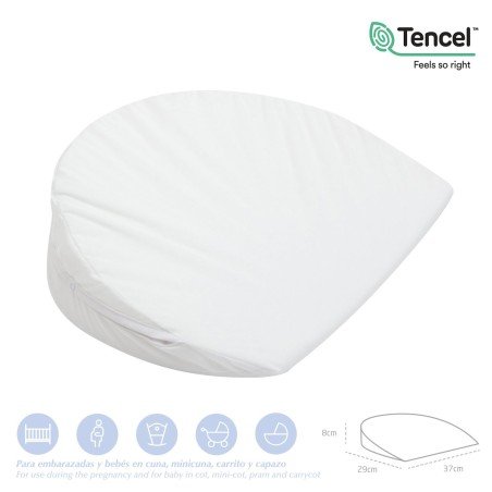 MINI CUSCINO COMFORT 37x29x8 CM LISO E BIANCO