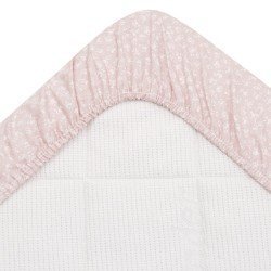 2 DRAP HOUSSE - LIT 60 60x120x17 CM LIBERTY ROSE