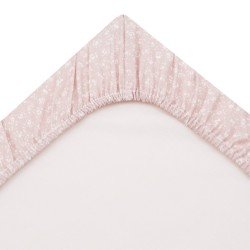 2 DRAP HOUSSE - PETIT LIT 50x82x10 CM LIBERTY ROSE