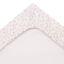 2 DRAP HOUSSE - PETIT LIT 50x82x10 CM LIBERTY ROSE