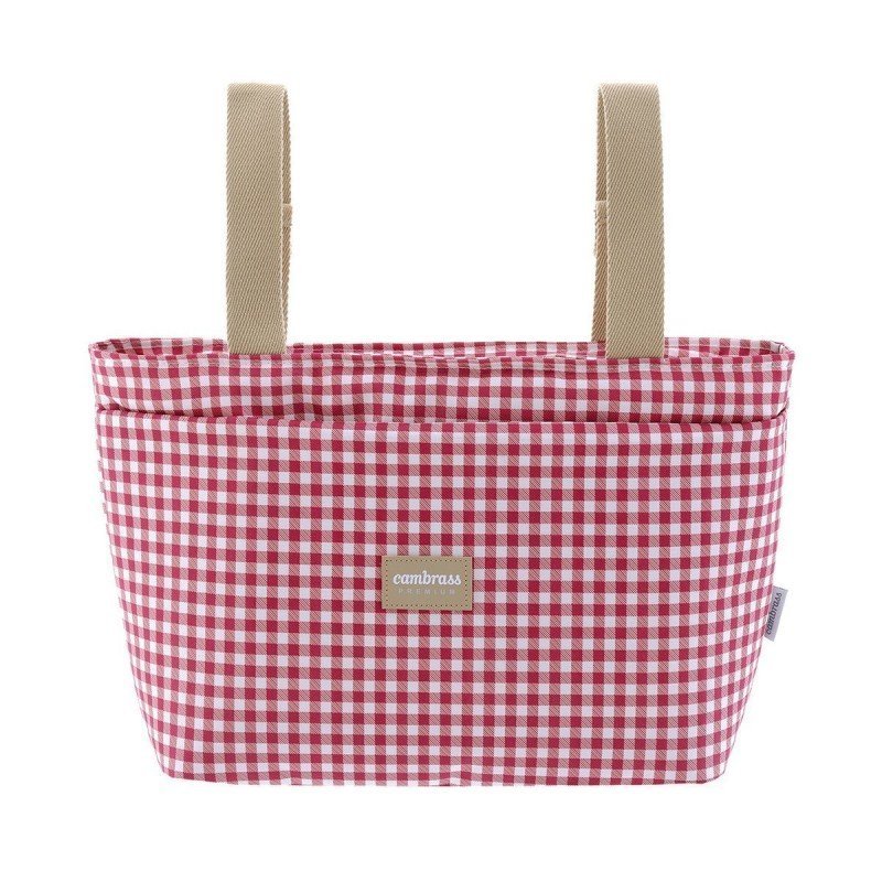 ORGANIZER BAG VICHY RED 13x38x20 CM