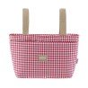 ORGANIZER BAG VICHY RED 13x38x20 CM
