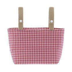 SAC ORGANISATEUR VICHY ROUGE 13x38x20 CM