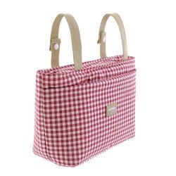 ORGANIZER BAG VICHY RED 13x38x20 CM
