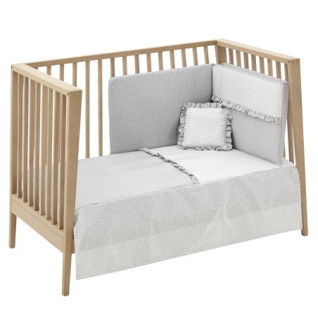 JEU 2 PCS.DESSU DE LIT 70 LIBERTY GRIS 70x140x3 CM