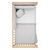 JEU 2 PCS.DESSU DE LIT 70 LIBERTY GRIS 70x140x3 CM