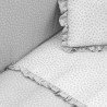 JEU 2 PCS.DESSU DE LIT 70 LIBERTY GRIS 70x140x3 CM