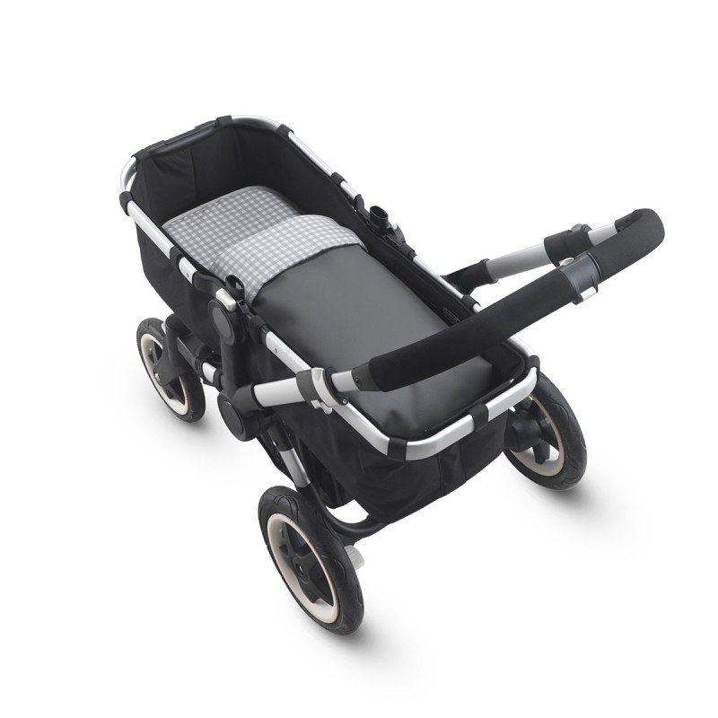 NID D'ANGE 2 IN 1 DULCE VICHY GRIS 35x80x6 CM