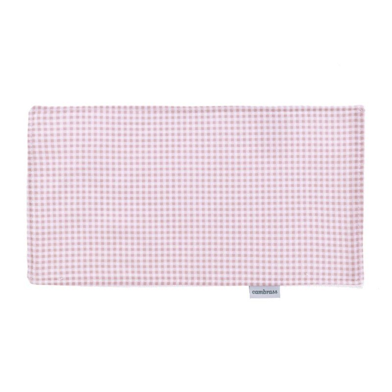 ASCIUGA SALIVA VICHY10 ROSA 29.5x15.5x1 CM