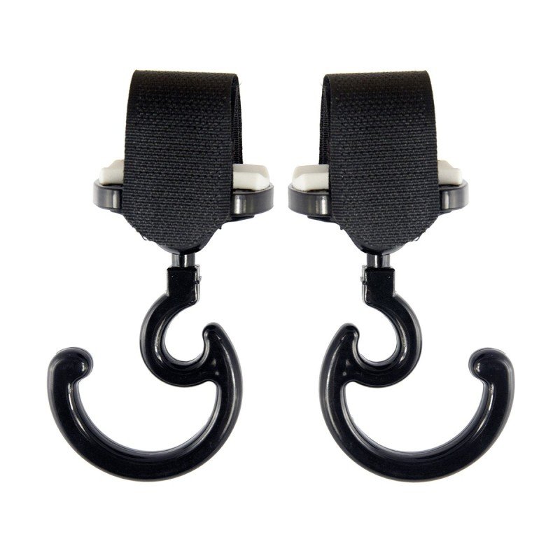 STROLLER MAGIC HOOK SOLID NERO 10x6x3 CM