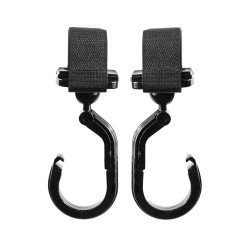 GANCHO CARRO CARABINERO SOLID NEGRO 13x6x3 CM