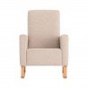 SILLON DE LACTANCIA LISO E BEIGE 70x70x104 CM
