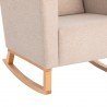 SILLON DE LACTANCIA LISO E BEIGE 70x70x104 CM