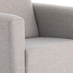FAUTEUIL CONFORT P.ALLAITEMENT LISO E GRIS 70x70x104 CM