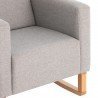 FAUTEUIL CONFORT P.ALLAITEMENT LISO E GRIS 70x70x104 CM