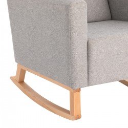FAUTEUIL CONFORT P.ALLAITEMENT LISO E GRIS 70x70x104 CM