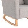 FAUTEUIL CONFORT P.ALLAITEMENT LISO E GRIS 70x70x104 CM