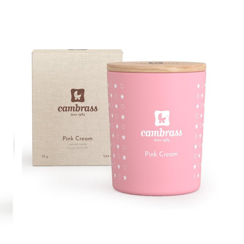 BOUGIE PARFUMÉE 10 cl STAR PINK CREAM 5.5x5.5x6.5 CM