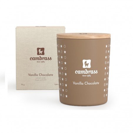 BOUGIE PARFUMÉE 10 cl STAR VANILLA CHOCOLATE 5.5x5.5x6.5 CM
